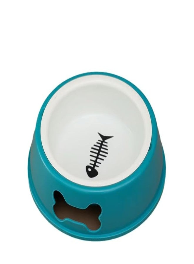 KittuPet وعاء كيتو بيت للكلاب، مانع للانسكاب، قاعدة مطاطية، مناسب للكلاب متوسطة الحجم، للطعام والماء - Image 1